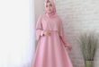 Inilah 4 Gamis Brokat Kombinasi Menjadi Favorit Wanita Muslim