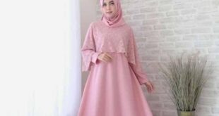 Inilah 4 Gamis Brokat Kombinasi Menjadi Favorit Wanita Muslim